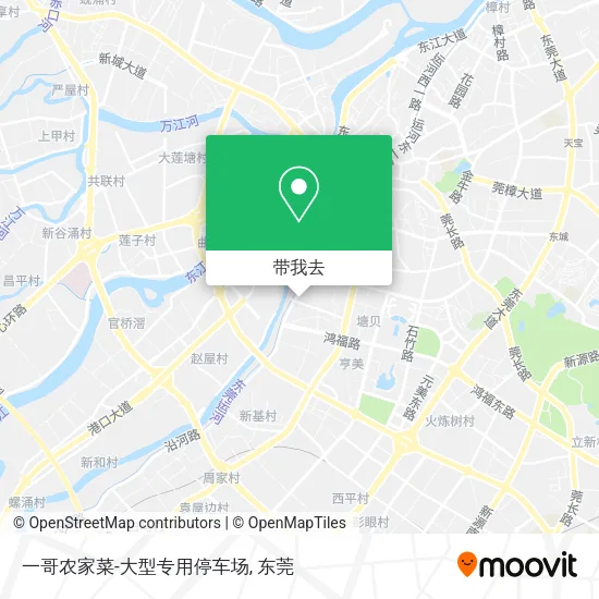 一哥农家菜-大型专用停车场地图