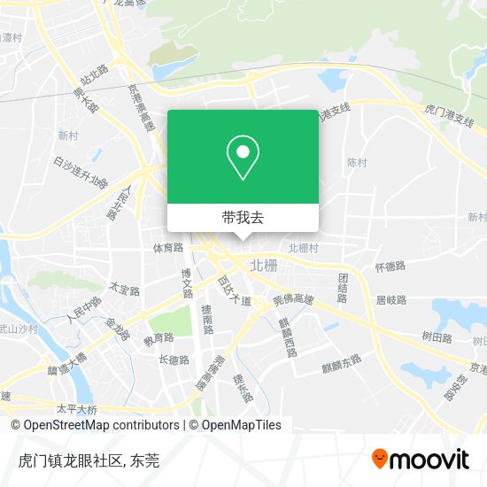 虎门镇龙眼社区地图