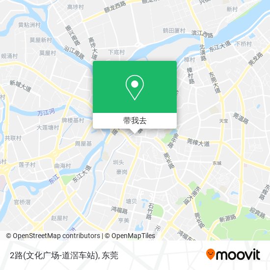 2路(文化广场-道滘车站)地图