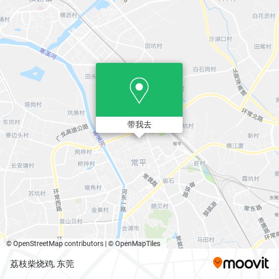 荔枝柴烧鸡地图