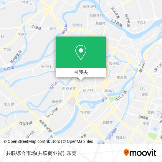 共联综合市场(共联商业街)地图