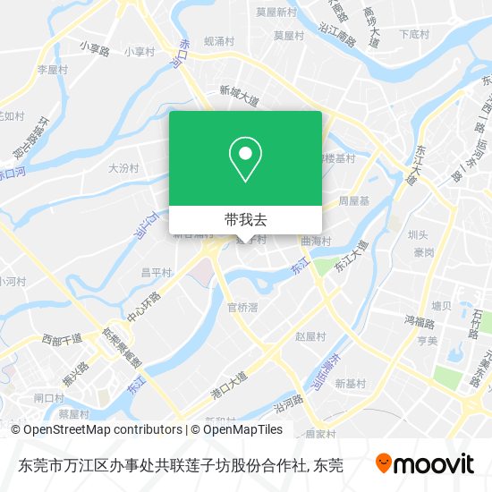 东莞市万江区办事处共联莲子坊股份合作社地图