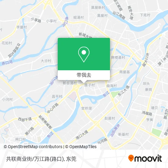 共联商业街/万江路(路口)地图