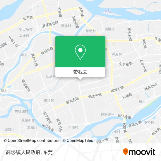 高埗镇人民政府地图