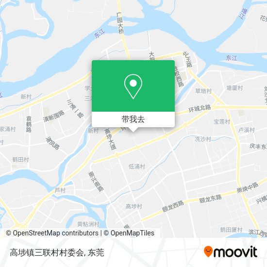高埗镇三联村村委会地图