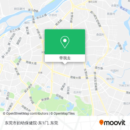 东莞市妇幼保健院-东1门地图