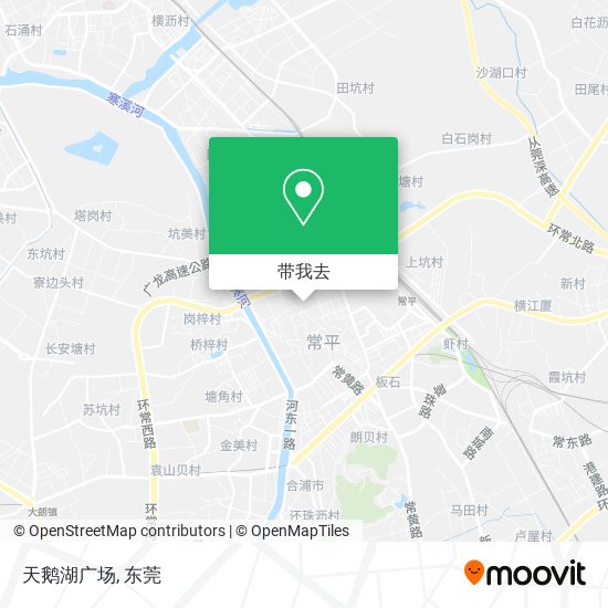 天鹅湖广场地图