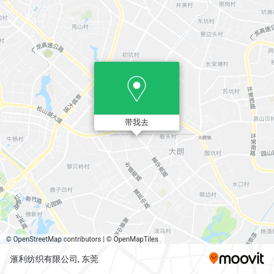 滙利纺织有限公司地图