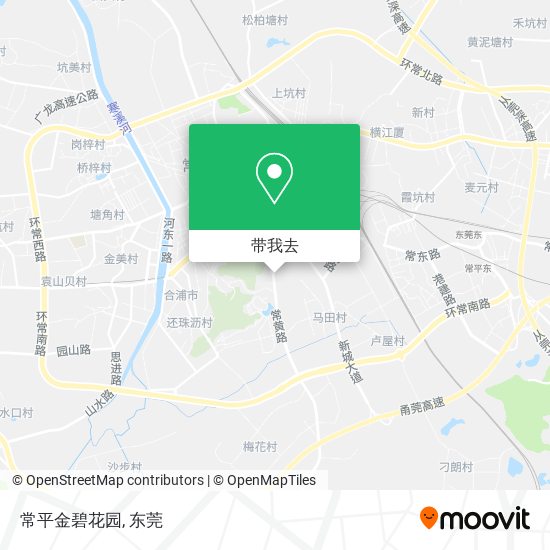 常平金碧花园地图