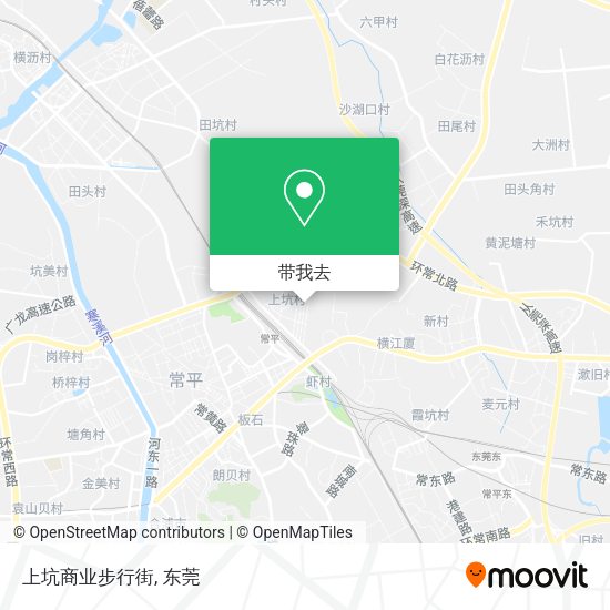 上坑商业步行街地图