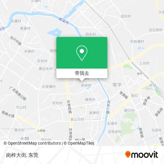岗梓大街地图