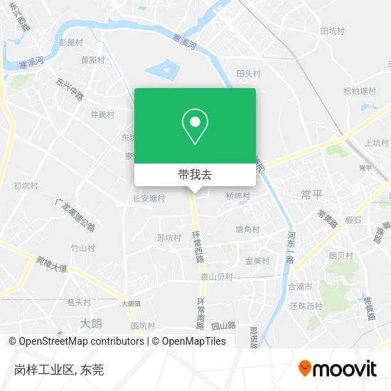 岗梓工业区地图