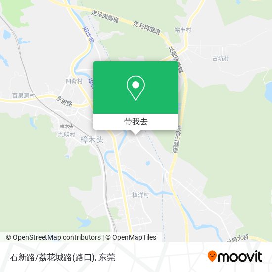 石新路/荔花城路(路口)地图