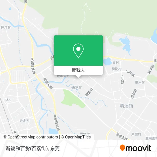 新银和百货(百荔街)地图