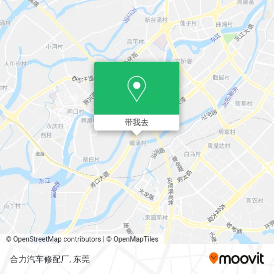 合力汽车修配厂地图