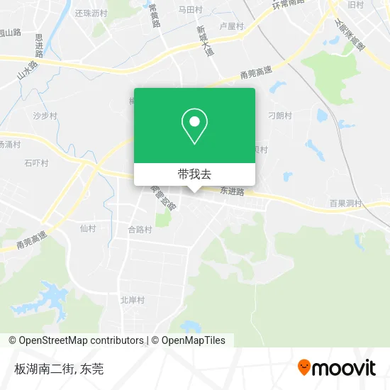 板湖南二街地图