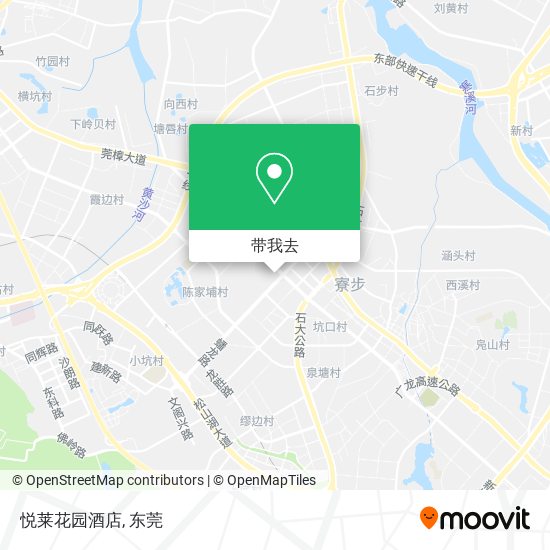 悦莱花园酒店地图