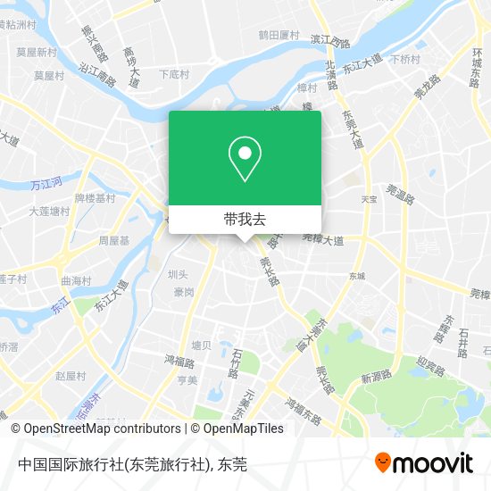 中国国际旅行社(东莞旅行社)地图