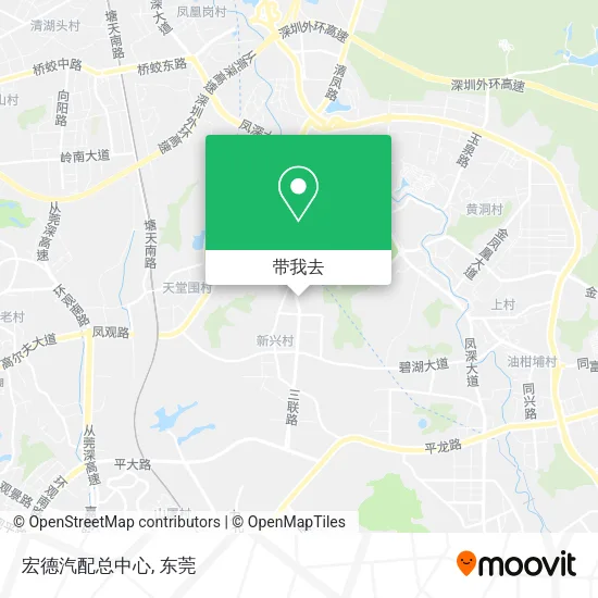 宏德汽配总中心地图