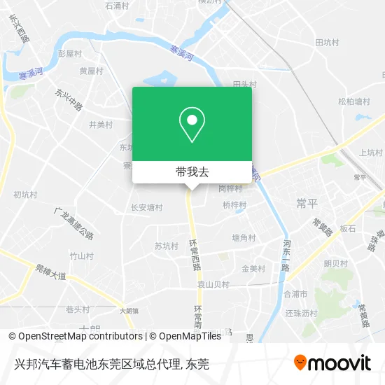兴邦汽车蓄电池东莞区域总代理地图