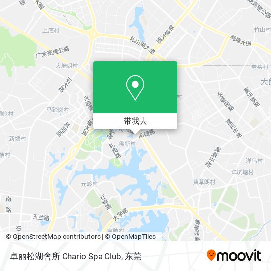 卓丽松湖會所 Chario Spa Club地图