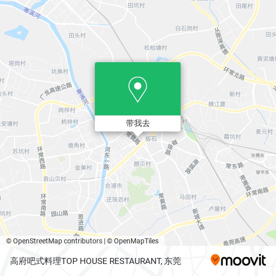 高府吧式料理TOP HOUSE RESTAURANT地图