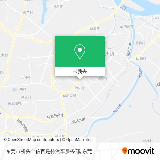 东莞市桥头全信百是特汽车服务部地图
