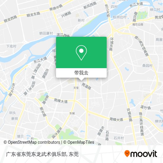 广东省东莞东龙武术俱乐部地图