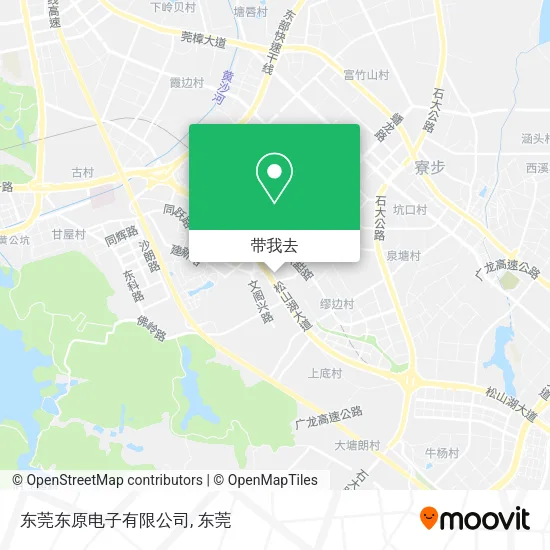东莞东原电子有限公司地图