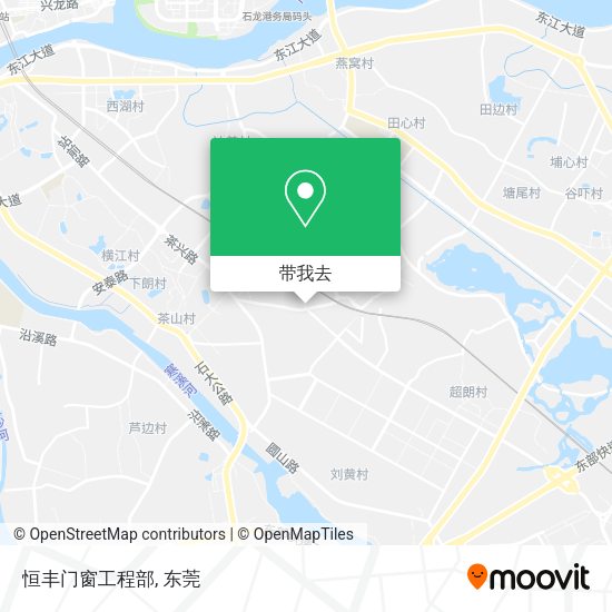恒丰门窗工程部地图