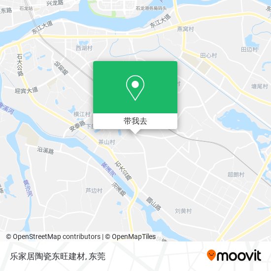 乐家居陶瓷东旺建材地图