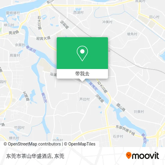 东莞市茶山华盛酒店地图