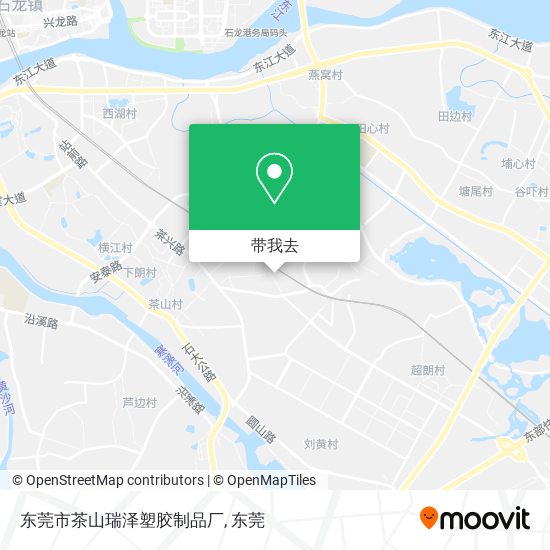 东莞市茶山瑞泽塑胶制品厂地图