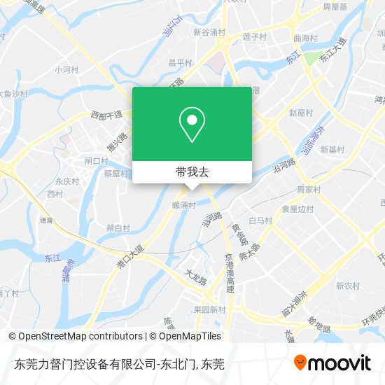 东莞力督门控设备有限公司-东北门地图