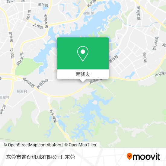 东莞市普创机械有限公司地图