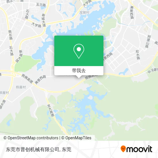 东莞市普创机械有限公司地图