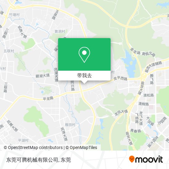 东莞可腾机械有限公司地图