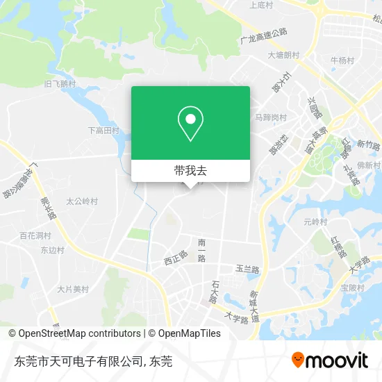 东莞市天可电子有限公司地图