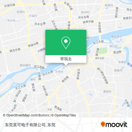 东莞英可电子有限公司地图