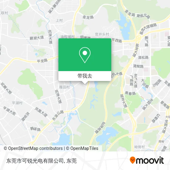 东莞市可锐光电有限公司地图