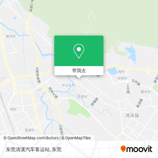东莞清溪汽车客运站地图
