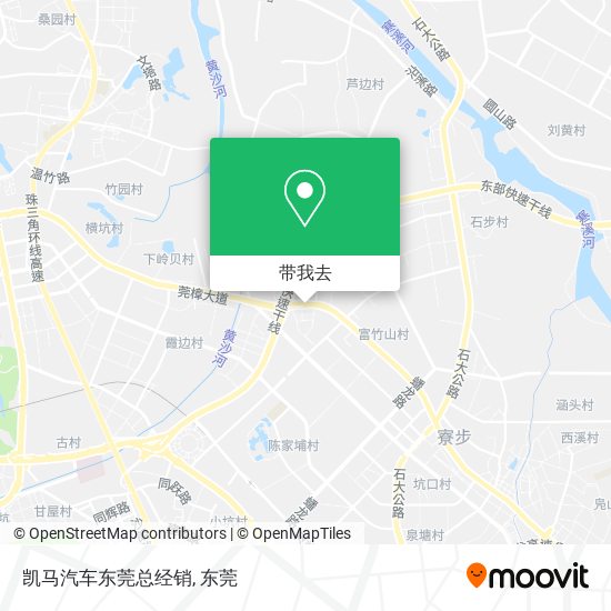 凯马汽车东莞总经销地图