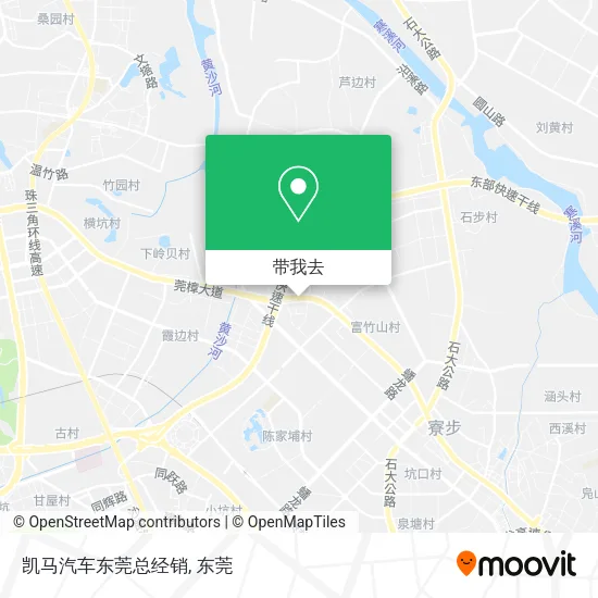 凯马汽车东莞总经销地图
