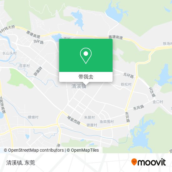 清溪镇地图