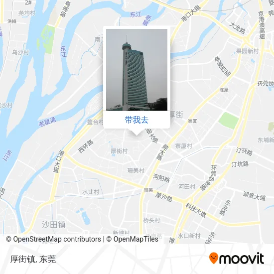厚街镇地图