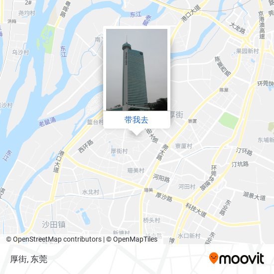 厚街地图