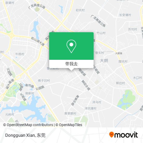 Dongguan Xian地图