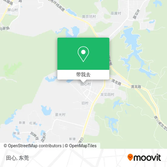田心地图