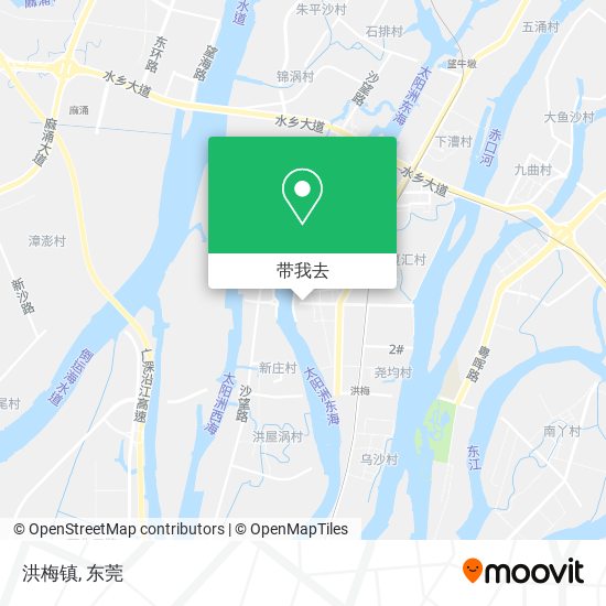 洪梅镇地图