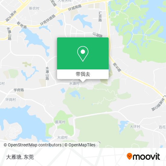 大雁塘地图